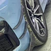 カーボンファイバー製フロントバンパーフィン,bmw 3シリーズg20 g28,削除スタイル2020 2021 2022,g28 4