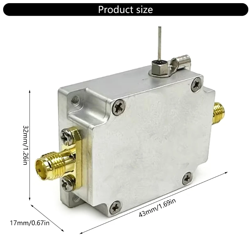 Amplificador bajo ruido y altas ganancias A9LC, refuerzo señal 33dB, sensibilidad mejora 0,5-6,3 GHz, inalámbrica