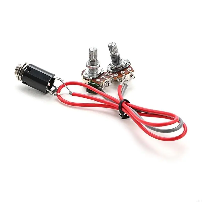 Single Coil Pickup Wiring Harness for 3/4 String Cigar Box Guitar Parts 