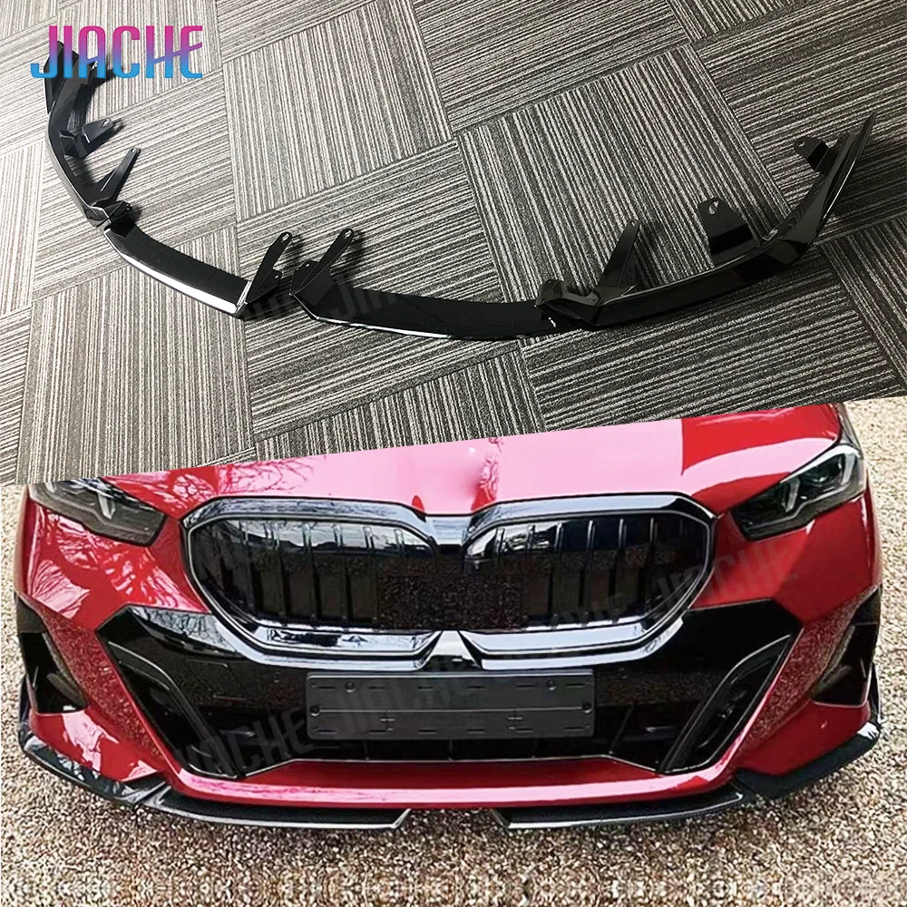 

Накладка на передний бампер JIACHE, передний диффузор, спойлер, обвес для BMW 5 серии G60 G68 M Sport 2024+, высококачественный аксессуар для тюнинга