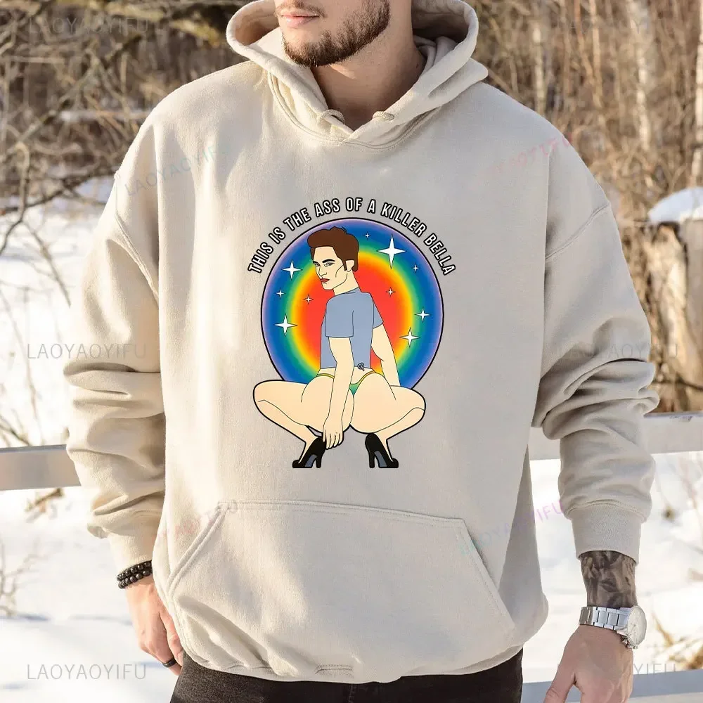 هذا هو الحمار من القاتل بيلا الخريف البلوز سترة الشفق ساغا الجرافيك مضحك هوديس الرجال النساء Harajuku رجل هودي