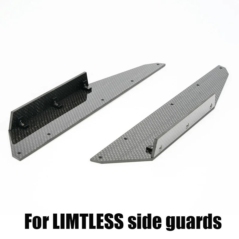Carbon Fiber Simulation Side Guards for 1/7 ARRMA LIMTLESS RC Truck RC Car ARA320502