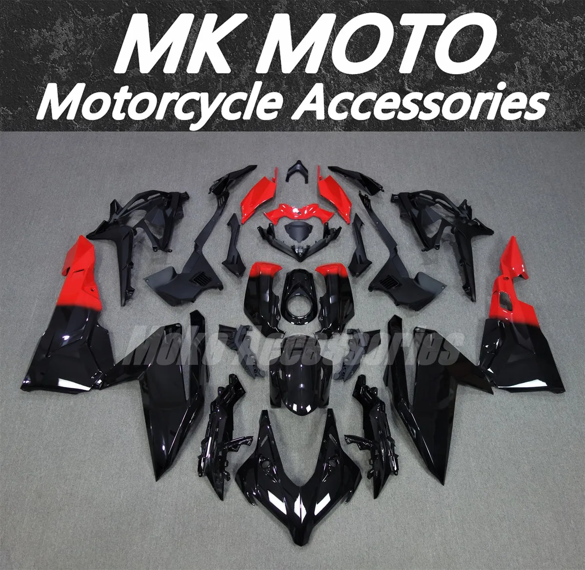 

Moke moto Fairings Kit Fit For CBR250RR 2023-2024 MC51 Bodywork Set High Quality ABS Injection Red Black