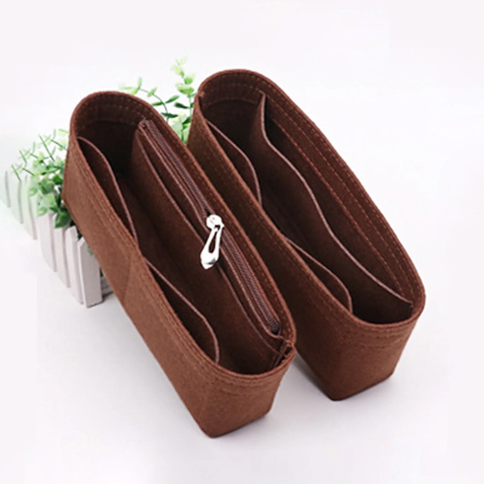 Felt Organizer Pouch for GG Marmont Bag Mini Zippered Inner Lining Storage Bag Protective Felt Insert Durable Lightweight