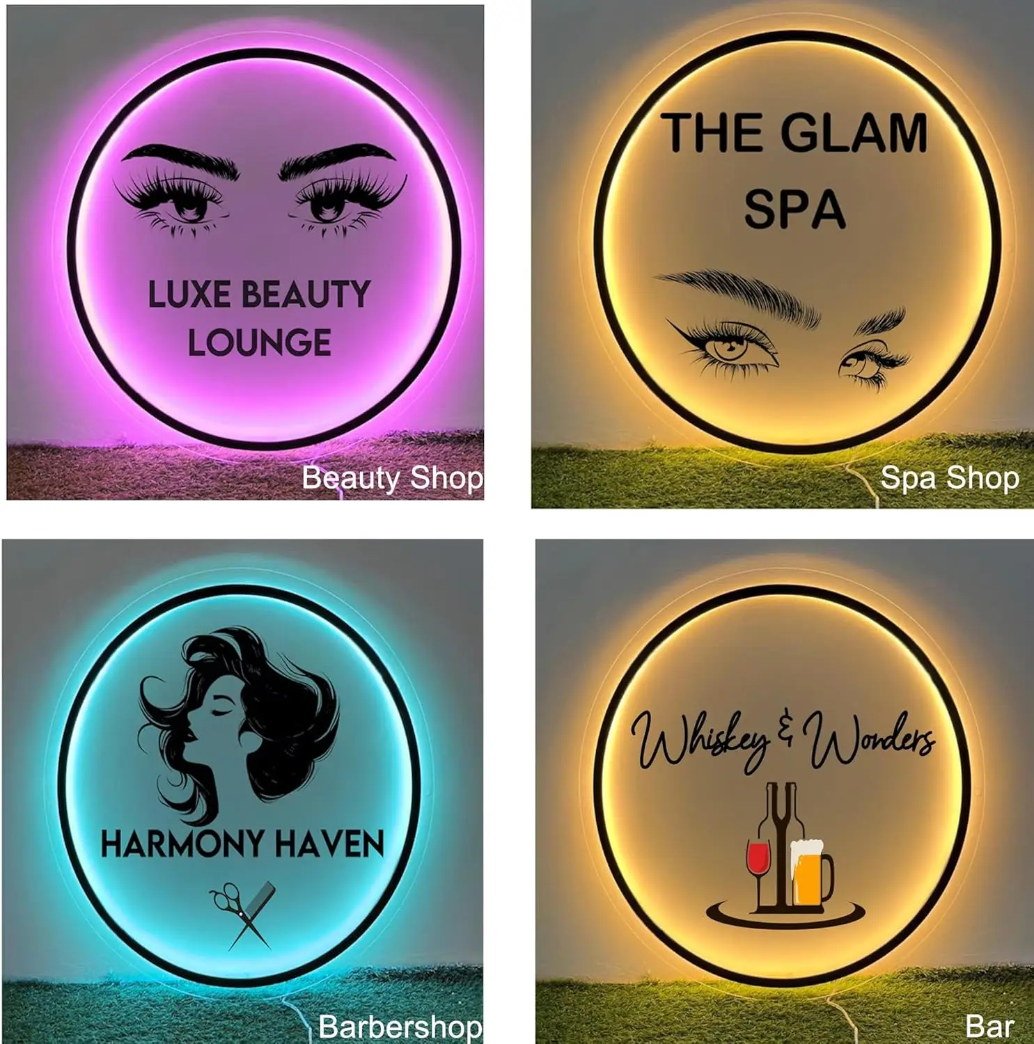 

Custom Logo Business Neon Sign Metal Acrylic Home Entrance Sign Decor Floating Logo Sign for Personalized Led Logo Customize