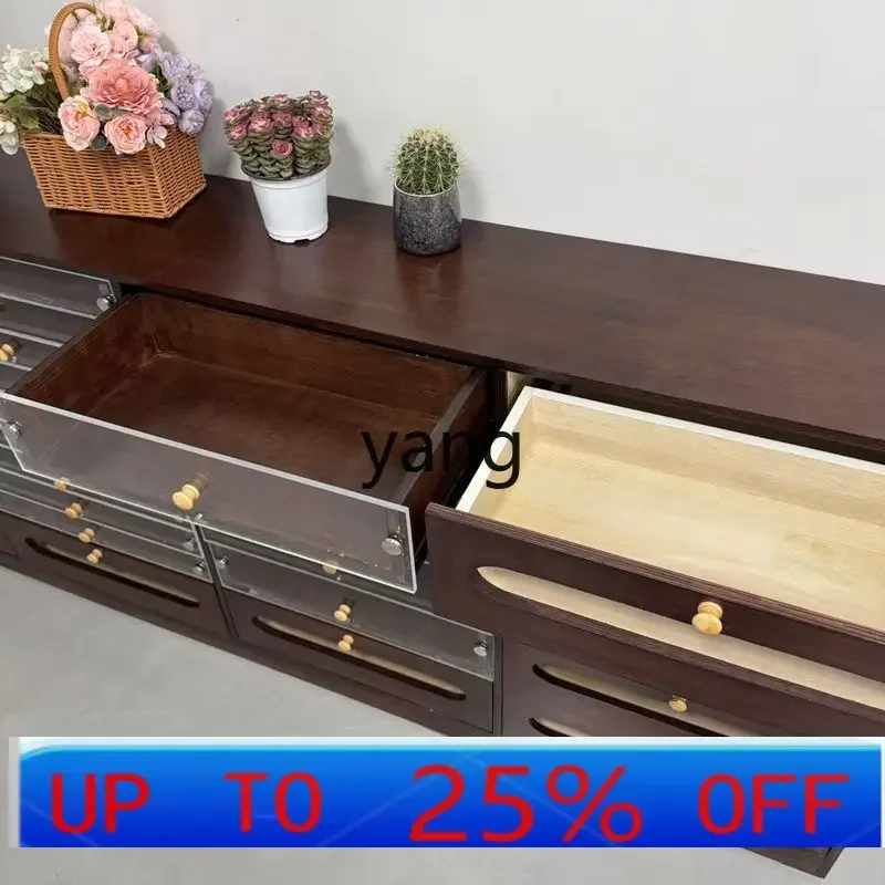 Ltt medieval style paint solid wood manicure cabinet nail polish storage cabinet nail polish glue storage floor