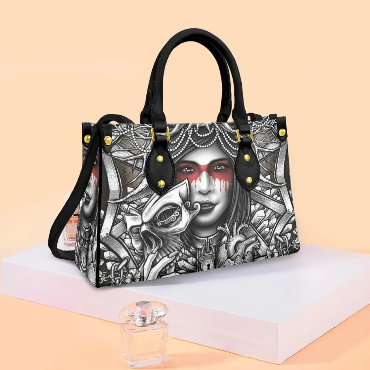 Women Cross Body Bags Dead Of Skull Girl Pattern Luxury Leather Female Totes Shoulder Bags Woman Casual Messenger Bag Girls Bags