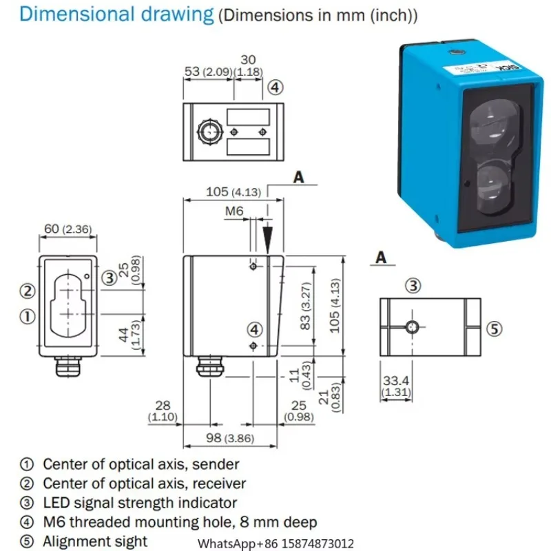 

Original and genuine SICK WL45-R260 1008562 COMPACT PHOTOELECTRIC retro-reflective SENSORS W45 Dual lens