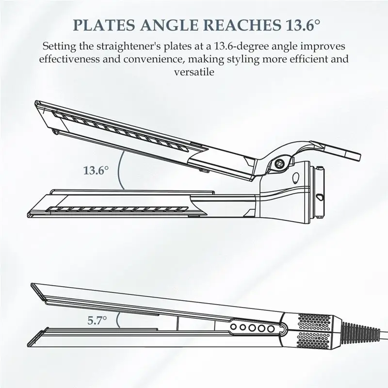 B82B-For Shark Flexstyle Compatible Airflow Nozzle Set For Smooth Hair Styling With Reduced Damage And Splitting Breakage