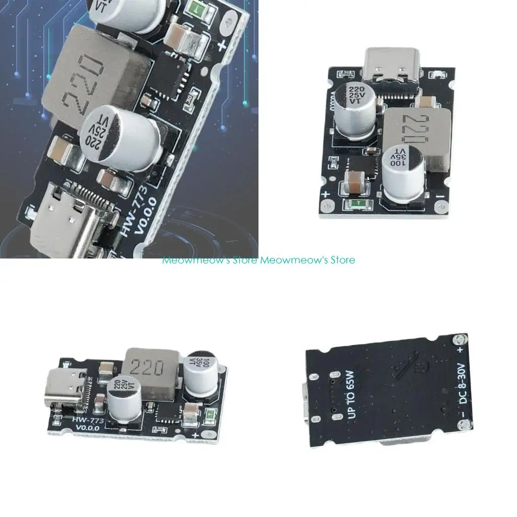 

W91A 65W Power Delivery Module модуль быстрой зарядки для DIY Computings Applications HWA73A