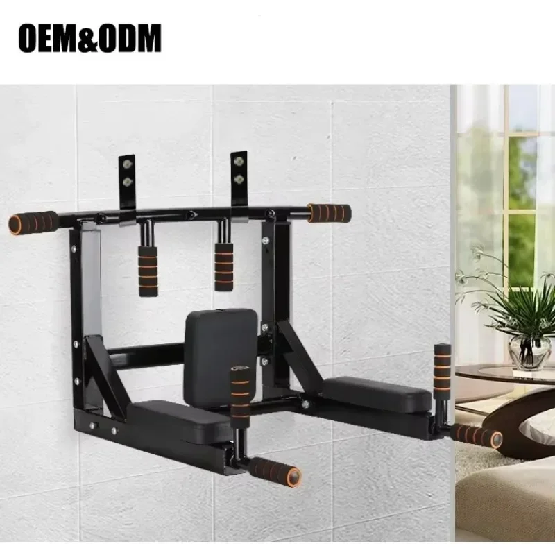 Chin Up Bar Wall Mounted Pull Up Bar Equipment Portable Indoor Home Gym for Upper Body Workouts Equipments Strength Training