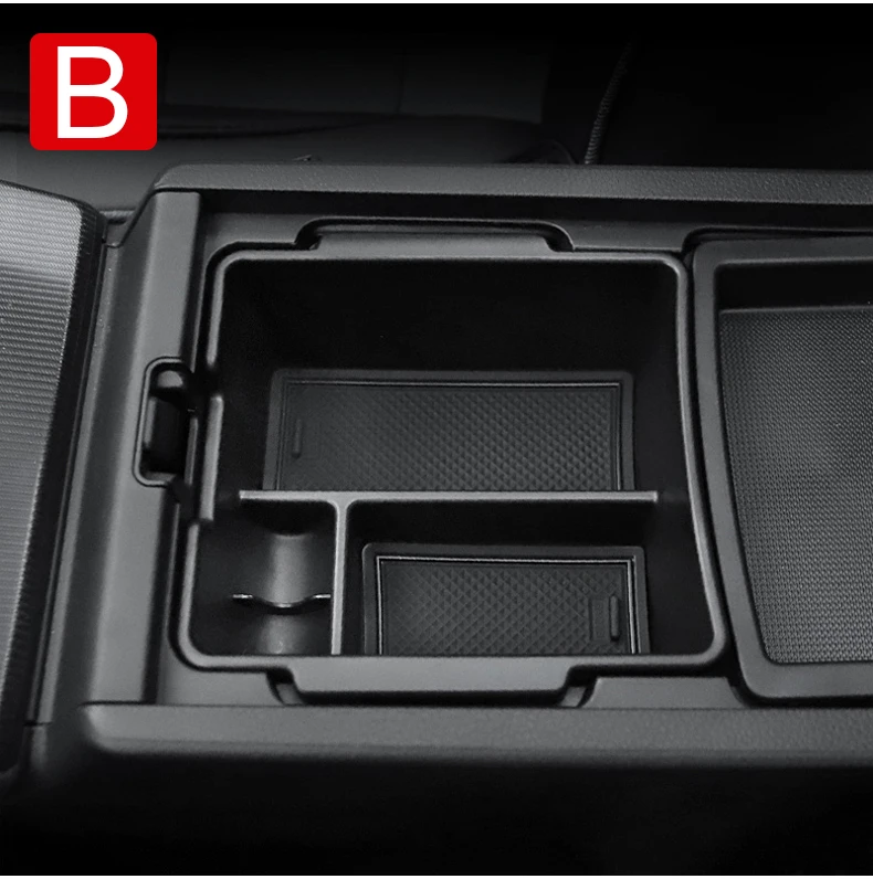 Für Honda Civic 11. Generation 2021 2022 2023 ABS-Kunststoff Mittelkonsole Armlehnen-Aufbewahrungsbox Organizer Ablage Dekorationszubehör – Detail 3