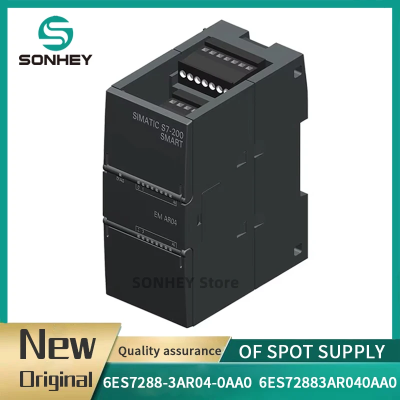 New  Original 6ES7288-3AR04-0AA0 6ES72883AR040AA0 S7-200 SMART, Analog input SM AR04 RTD, 4xAI RTD module