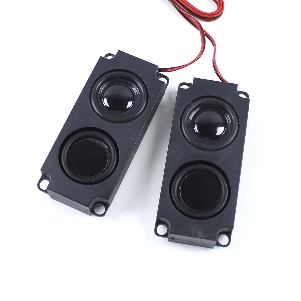 2Pcs /1Pair Audio Portable Speakers 45100 Box Speaker 8 Ohm 10W D Power Amplifier Sound 2.0 100*45*21mm LCD DIY Home Theater