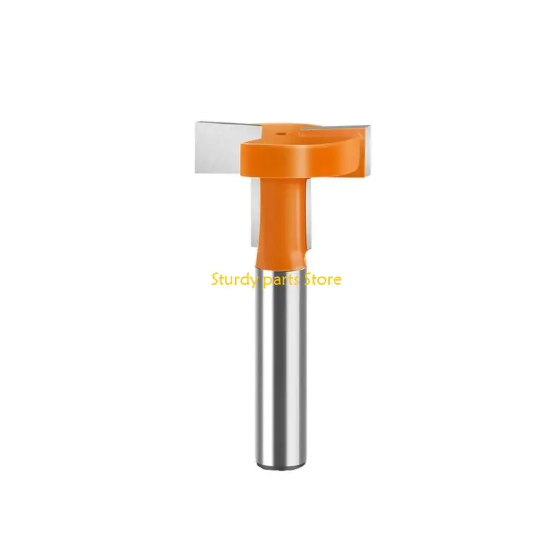 

97QC Industrial 8mm Shank T-Slot T-Track Slotting Router Bit Replace For Woodworking