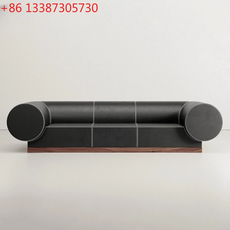 

Italian medieval retro light luxury large apartment special-shaped living room sofa