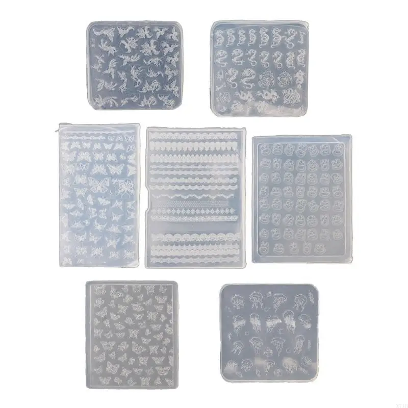 Art Silicone Mold 3D Rose and Various Designs for Creative Crafting