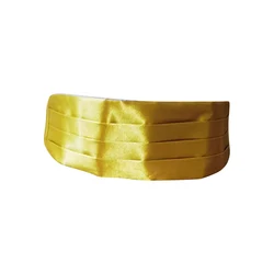 Epeibao-Ceinture de smoking en satin doré brillant pour adolescent, ceinture élastique réglable pour enfant