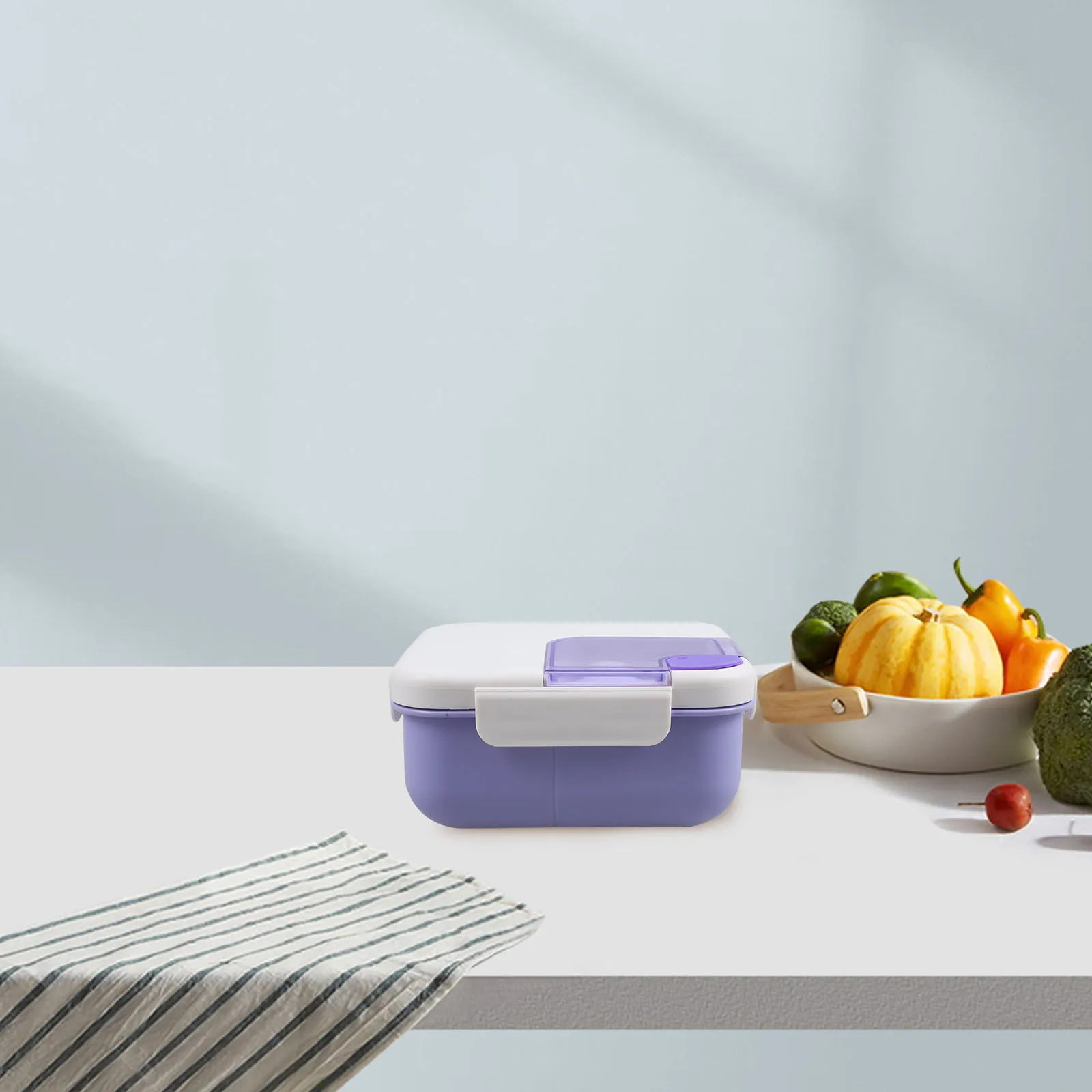 Portable Lunch Box Bento Box Microwaveable Heat Resistant Simple Design Office School Home Outdoors Adult Women Men