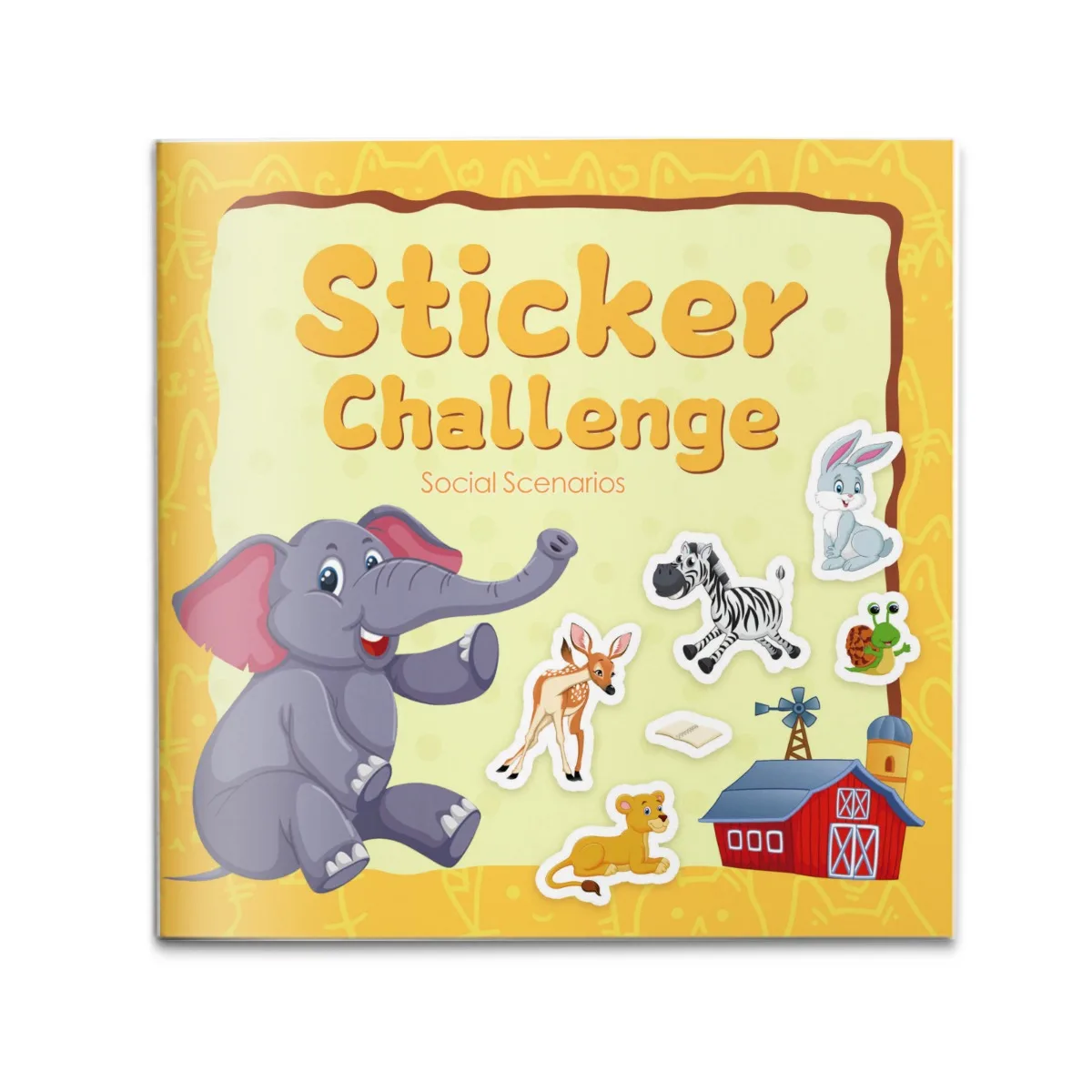 Sticker Challenge Book, Social Scenarios for Kids, Build Cooperation