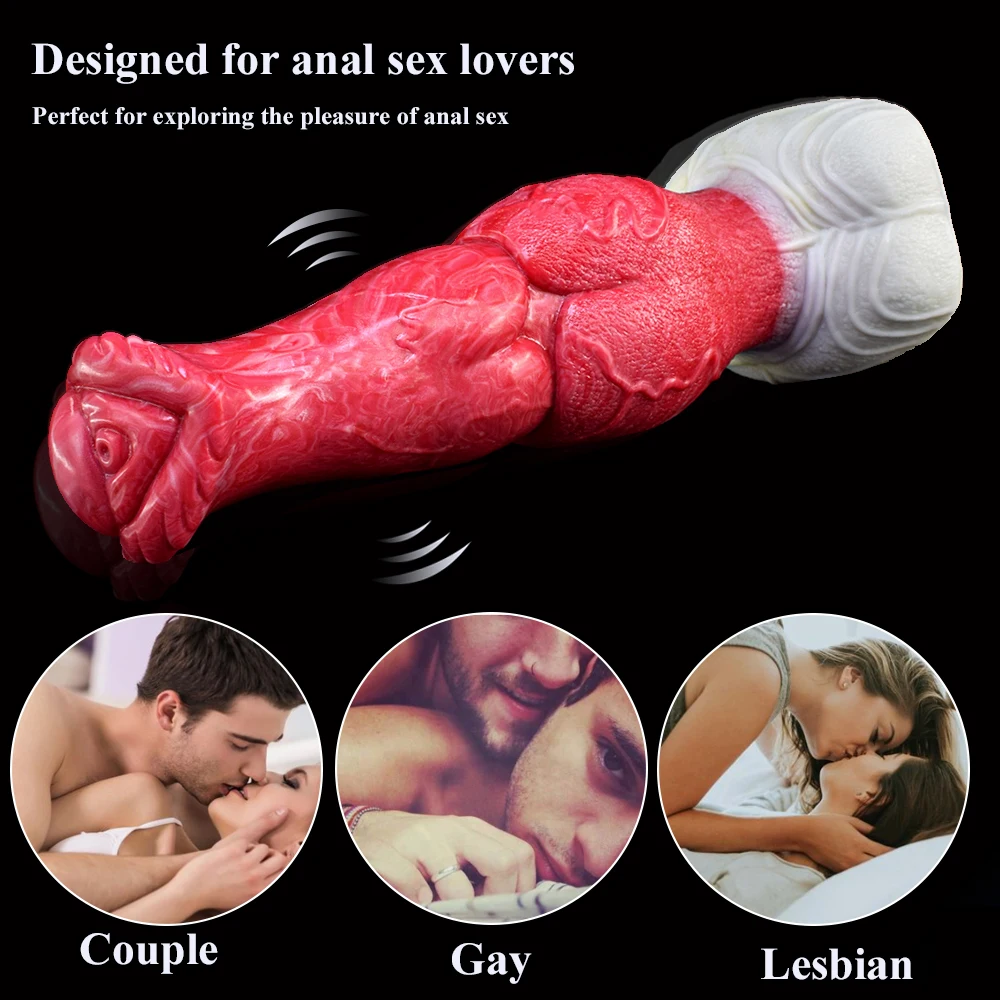 NNSX Soft Silicone Horse Vibrator Fantasy Dildo Sex Toy For Women Men Large Realistic Animal Penis Butt Masturbator Anus Dilator