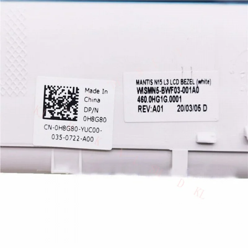 N جديد لـ Dell Inspiron 5000 5590 5598 LCD الإطار الأمامي الحافة B Shell H8G80 0H8G80