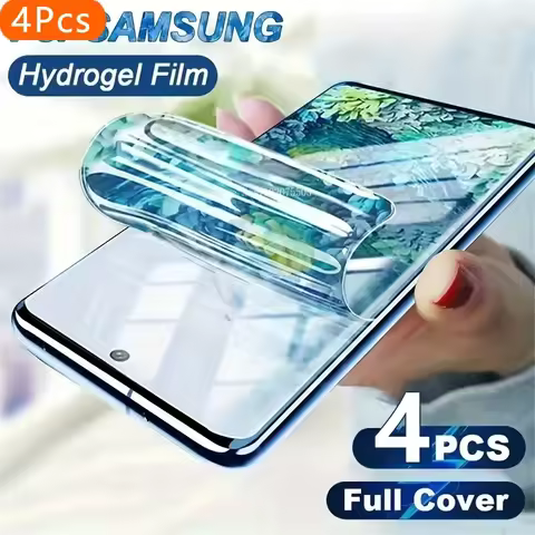 4PCS Hydrogel Film For Samsung Galaxy S20 S23 S21 S24 Ultra Hydrogel Protector For Samsung S9 S8 S10 Plus Note 10 20 Ultra Film