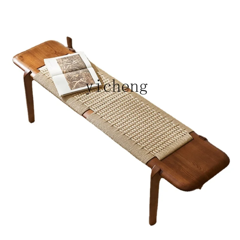 Zf Rattan Bed Tail Bedroom Home Trial Shoe Changing Stool Pedal Bed Front Clothing Store Stool