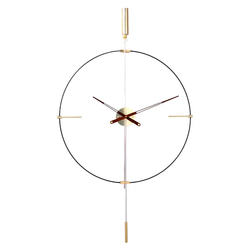 Nordic Modern Wall Clock Alarm House Large Silent Minimalist Metal Digital Wall Clock Art Bathroom Luxury Home Decoration Design