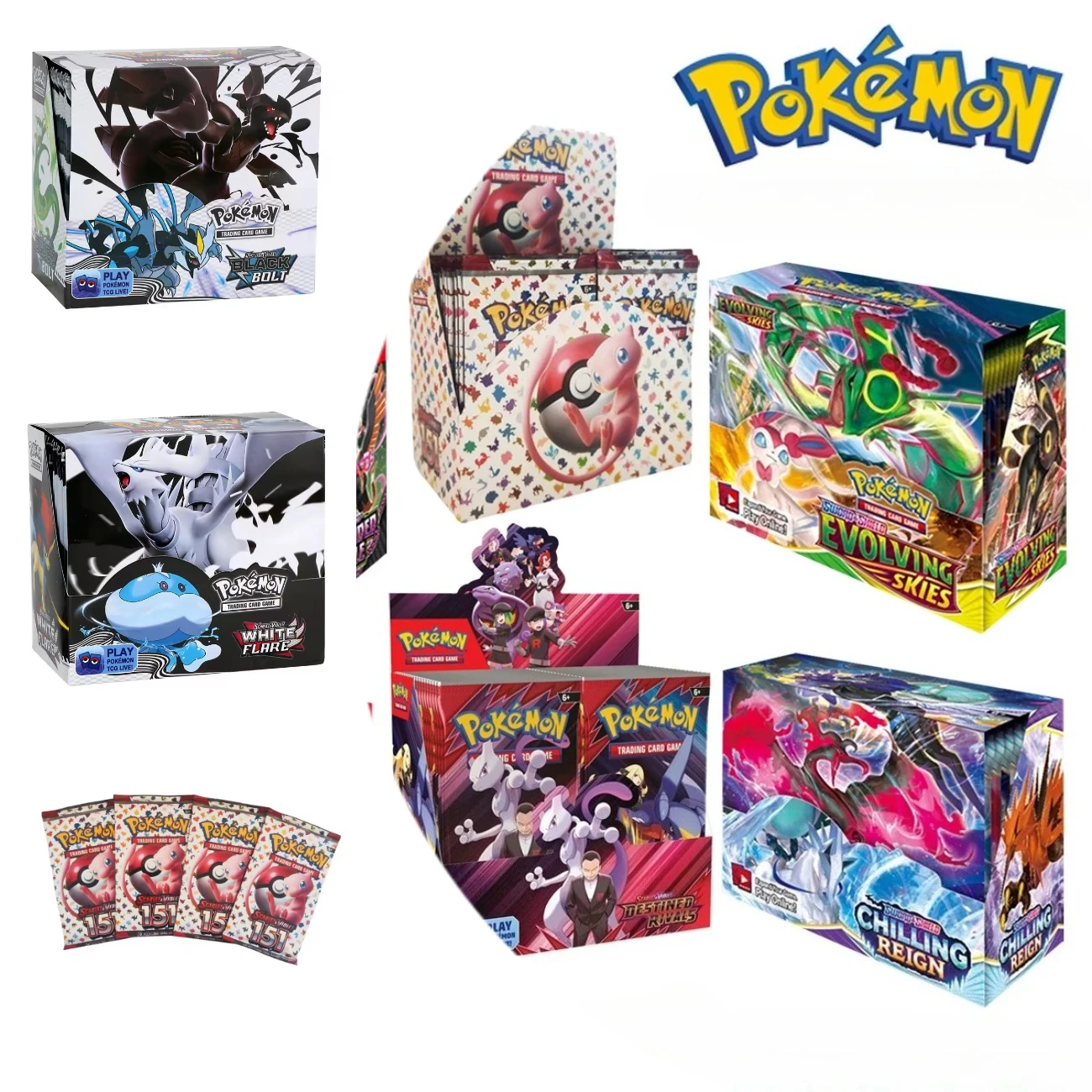 Pokemon inglês coleção cartão 360 pokemon booster cartão pacote espada e escudo série caixa cega pet pokemon cartão flash menino presente