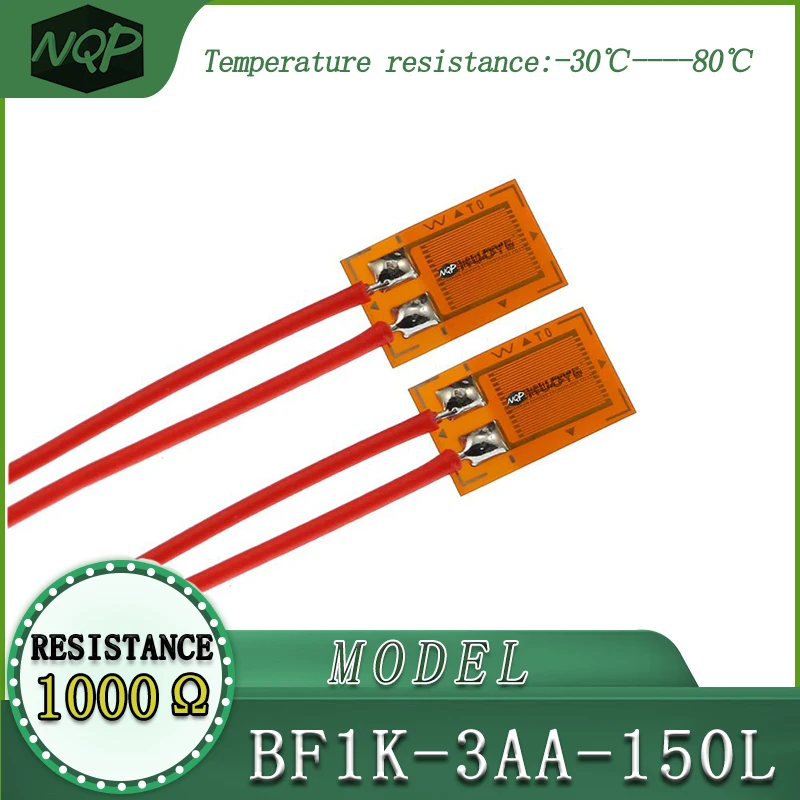 Strain Gauge BF1K-3AA-150L, high precision, resistive type, resistance value of 1000 ohms, used for load cells.