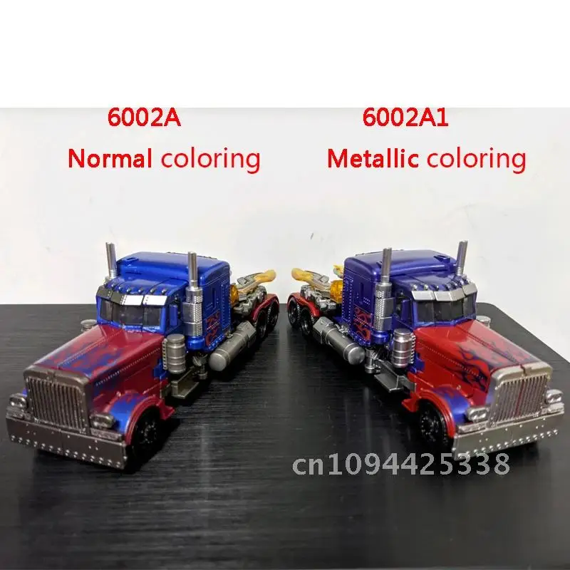 Transformation Toys Optimus Deformation Robot SS05 6022A Action Figure OP Commander Anime Alloy Car Metallic Coloring Model Gift