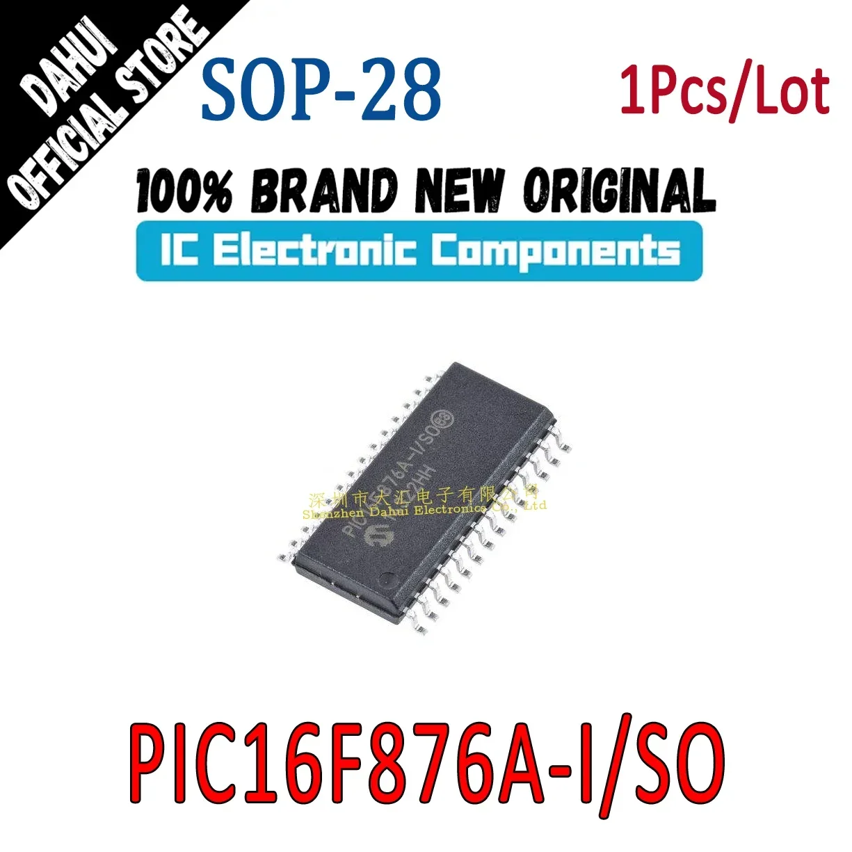 

PIC16F876A-I/SO PIC16F876A SOP-28 Microcontroller chip IC Brand New Original In Stock