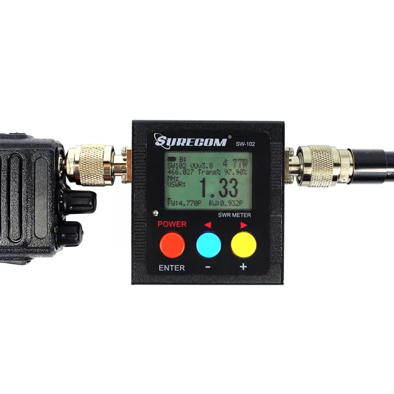 

SW-102 VSWR цифровой VHF/UHF125-525MHz Power & SWR Meter для двухсторонней радиосвязи