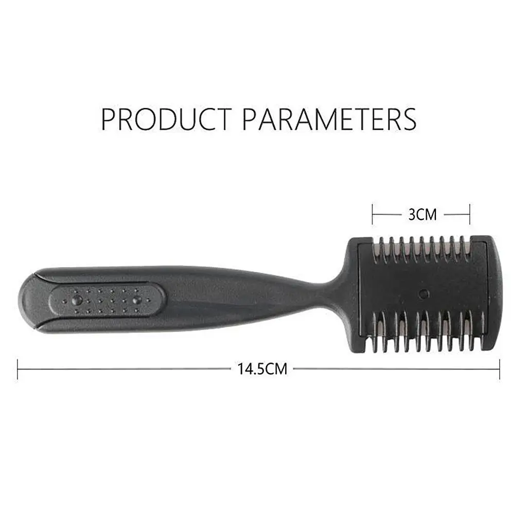 Cutting Comb Hair Thinning Comb Two Sided Razor Combs with Long Teeth for Hair Shaping and Styling