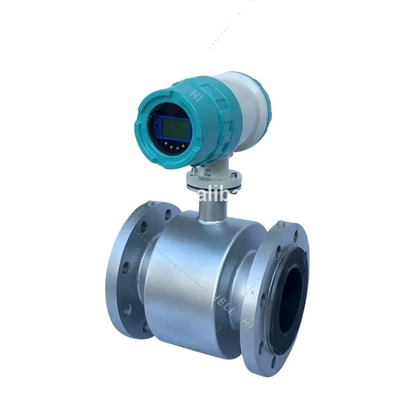 Multi-Function New Water Gray Electromagnetic Flow Meter Low Price Stainless Steel GPRS IOT Lora Sewage Ash Flange Liquid Steel