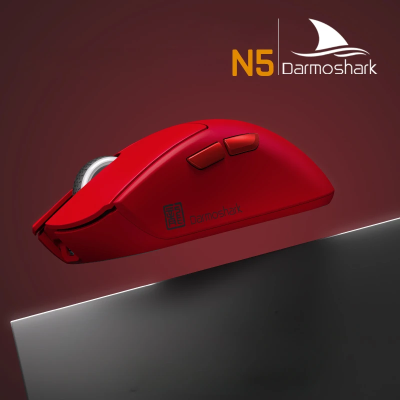 Darmoshark N5 Three-mode E-sports Gaming Office Lightweight Mouse Right Hand Ergonomic Support 8k Laptop Accessories Mouse Gamer