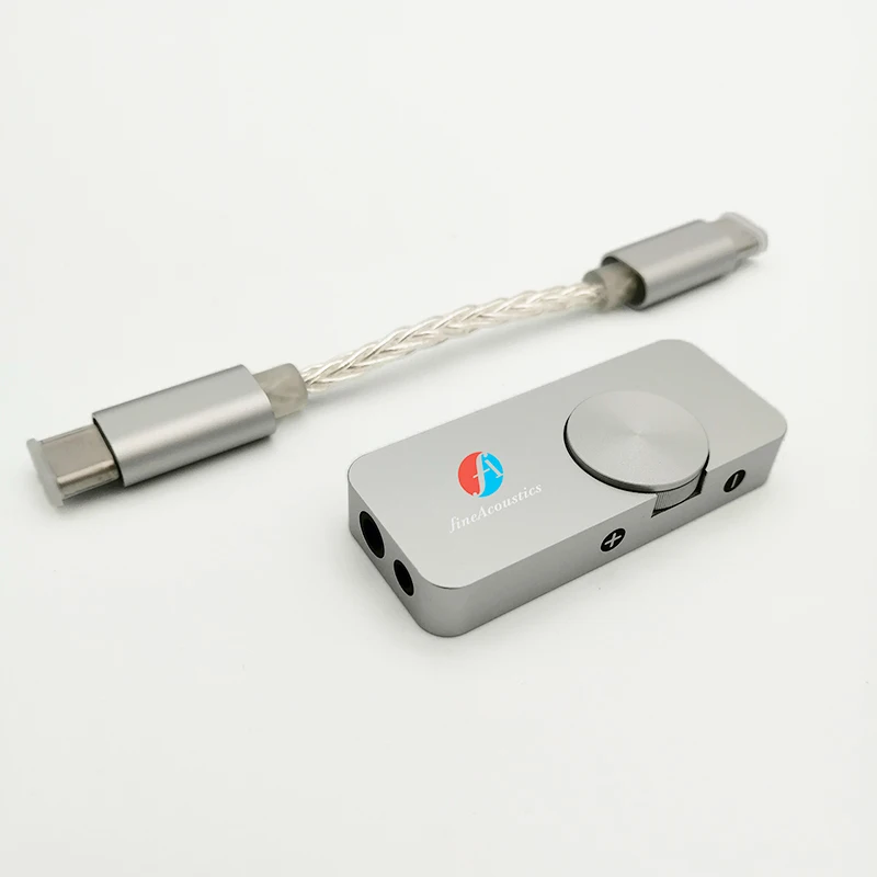 Portable USB DAC Cable Headphone Amplifier CS43131 PCM384khz DSD256 Type C to 2.5/3.5mm Compatible Ios Android