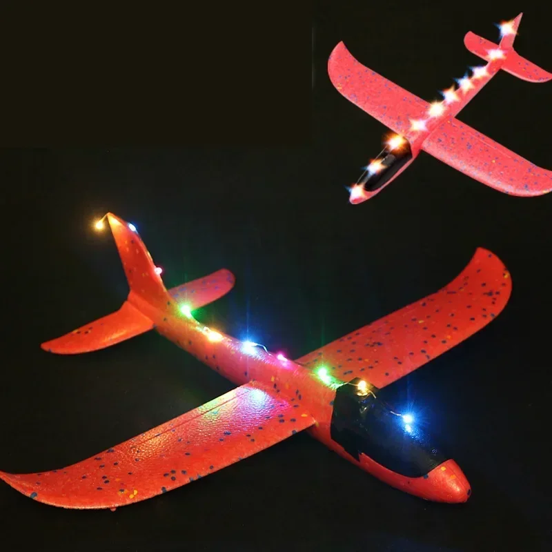 

48CM Manual Throwing Foam Aircraft Manually Launching Aircraft Toys Educational Model Toys Children's Outdoor Sports Games Toys