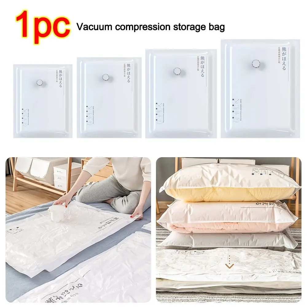 

Reusable Vacuum Compression Bag Household Clothes Organizer Clothing Dustproof Cover Thickened Large Capacity