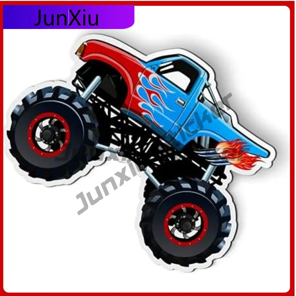 

Monster Truck 5 Eye Catching Best Gift Scratch Resistant Modern Decal Accessory Waterproof Vinyl Car Laptop Window Bumper