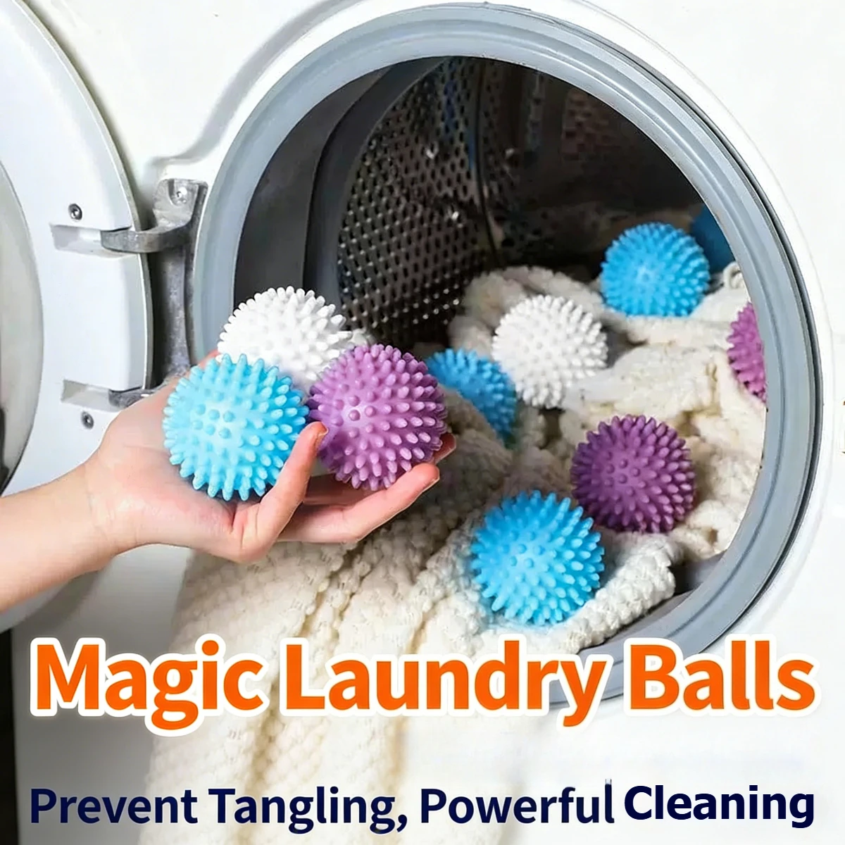 New 4pcs  Laundry balls for stain removal and anti-entanglement, special washing machine lint removal powerful stain removal