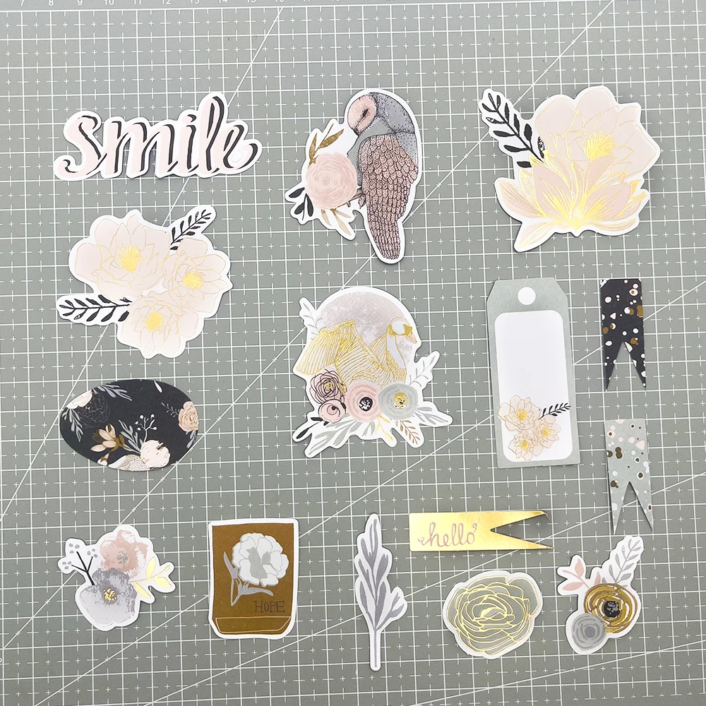 Kreativer Weg Neuer Anfang Scrapbooking Journaling Komplettsets Dekorative Papiere Stanzformen Journalkarten Aufkleber DIY Bastelset – Detail 33
