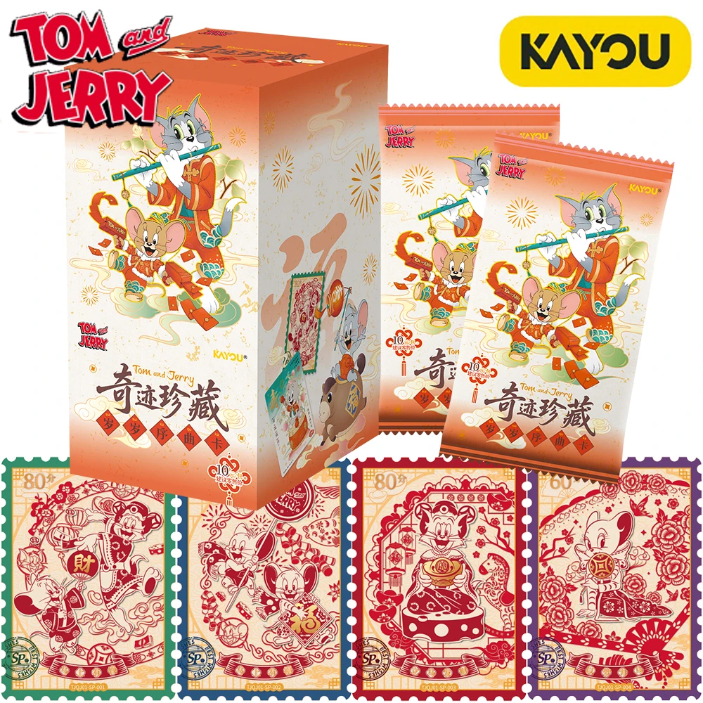 

Kayou Original Tom and Jerry Collection Card American Classic Children's Cartoon Short Comedy Animation Limited Character Card