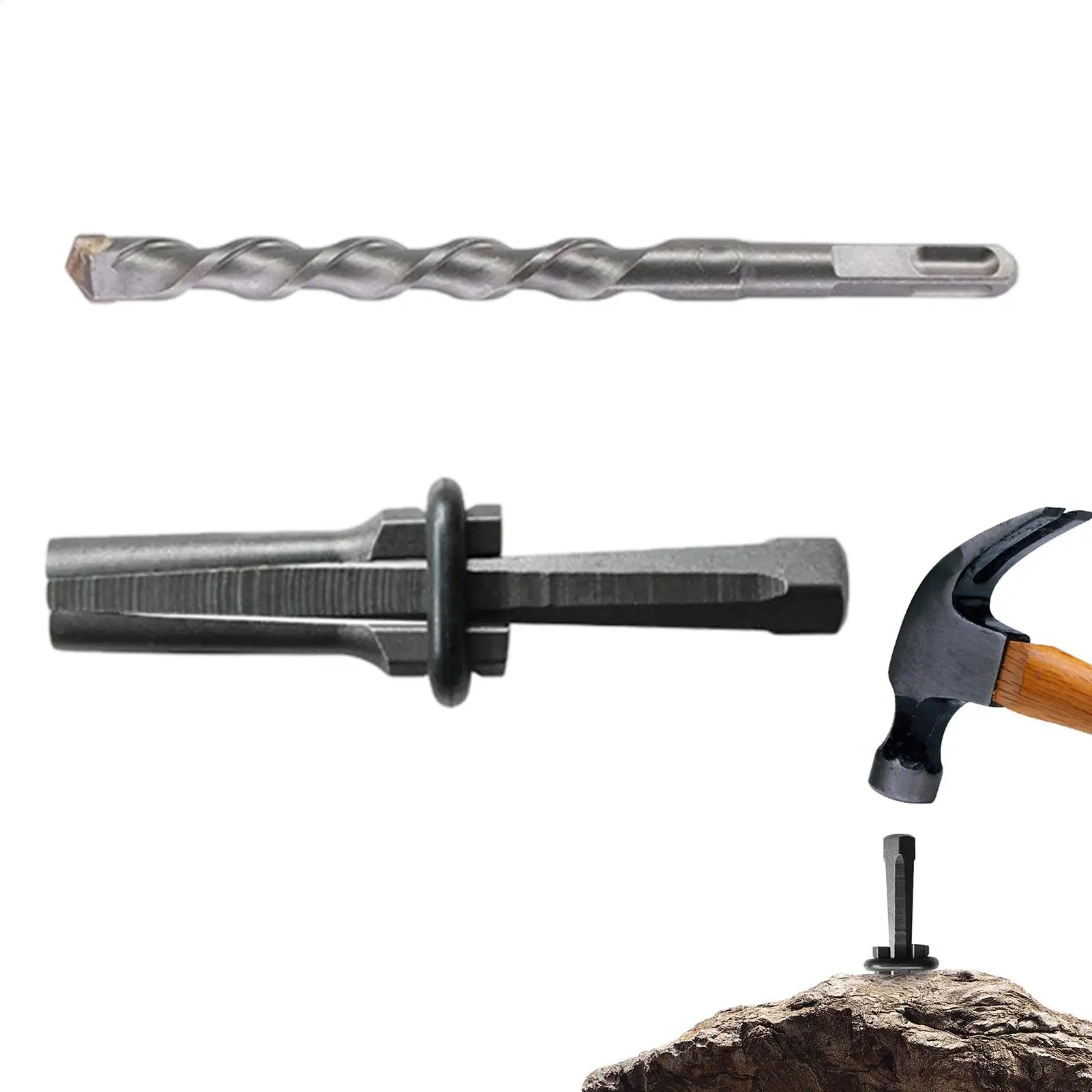 

Wedges To Split Rock Stone Splitter Stone Splitting Wedges For Granites Boulders Limestone Volcanic Cutting Masonry Metal