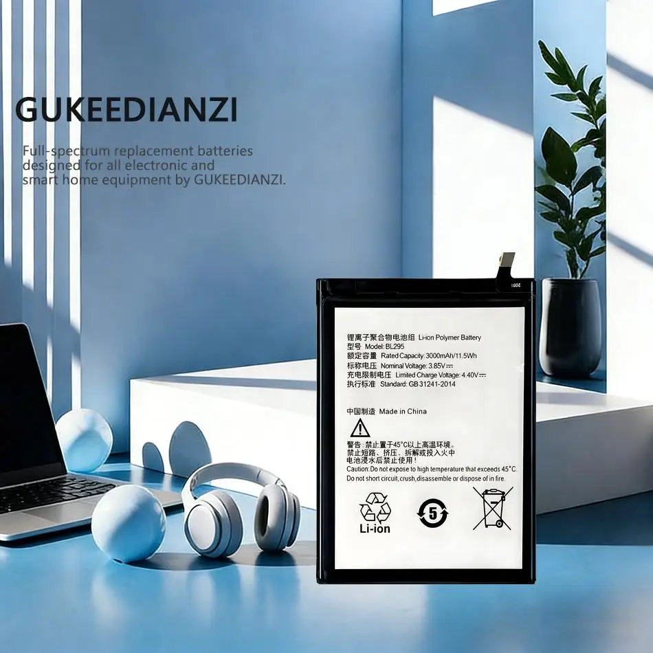 

Легкий аккумулятор для мобильного телефона 3000 мАч для Lenovo K5S L38031 BL295