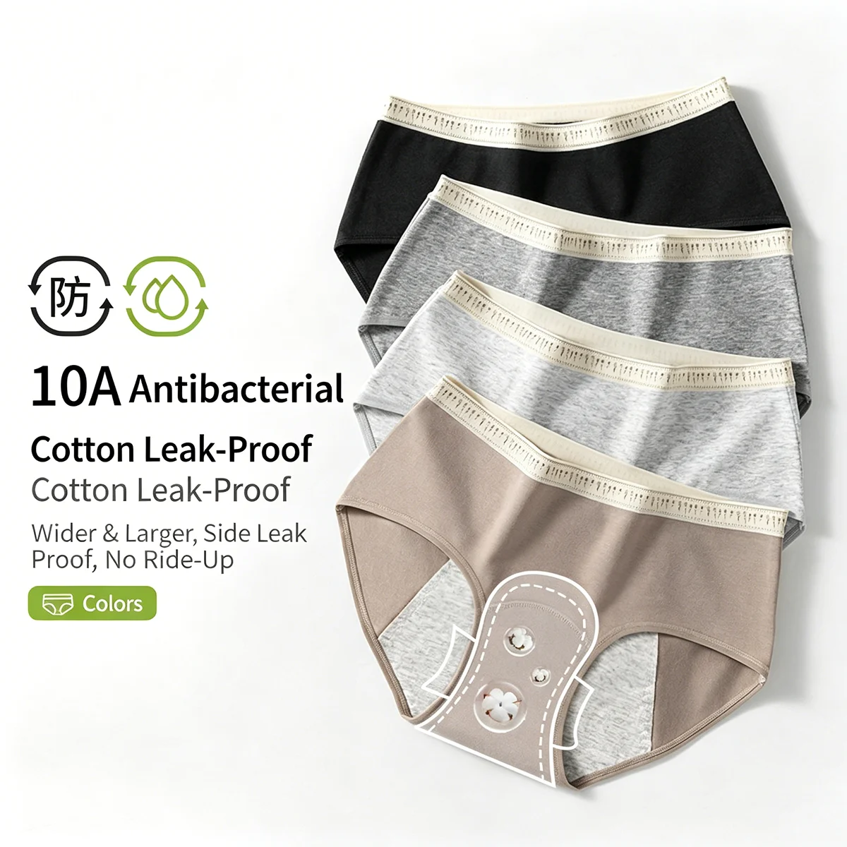 Women's Leak Proof Menstrual Underwear Cotton Panty Sexy Panties Female Underpants Intimates Women Lingerie