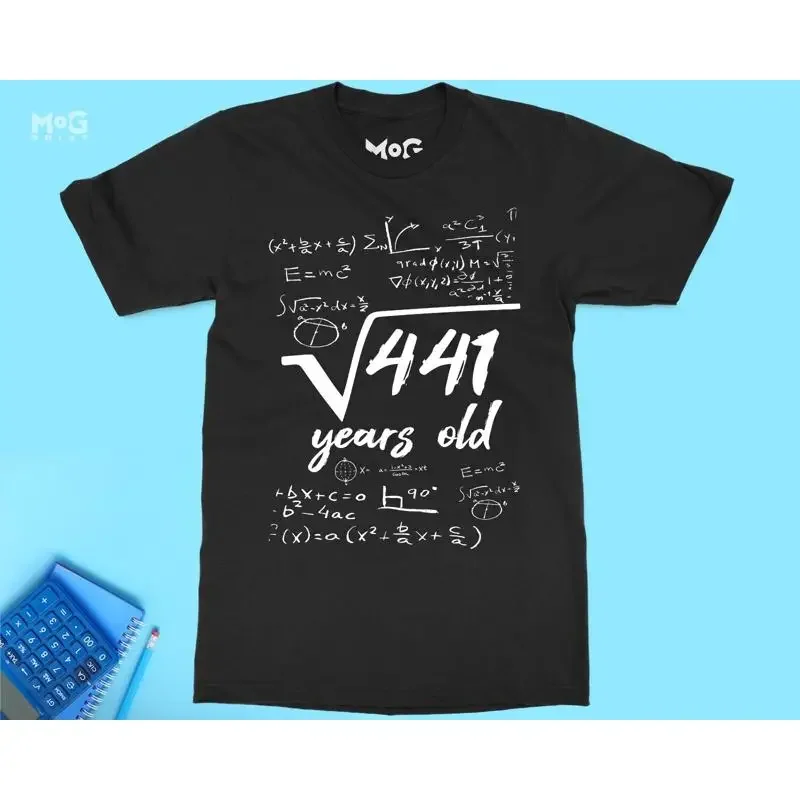 21 Years Old Square Root 441 T shirt 21st Birthday Bday for Boys Girls