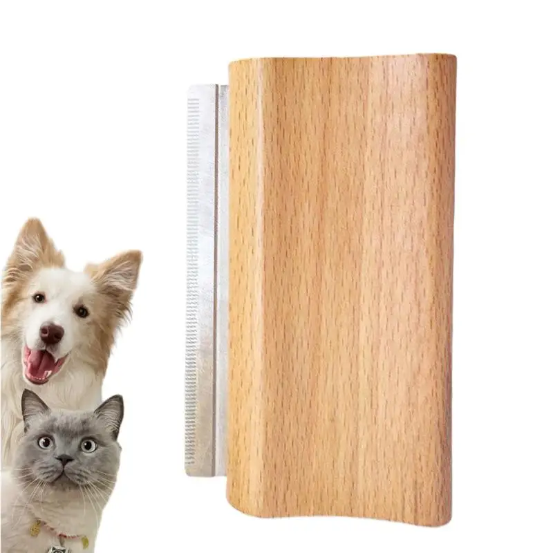 

Shedding Brush Dog Hair Dog Hair Brush Wood Detangling Comb Grooming Supplies For Horse Cat Home Routine Professional Salon