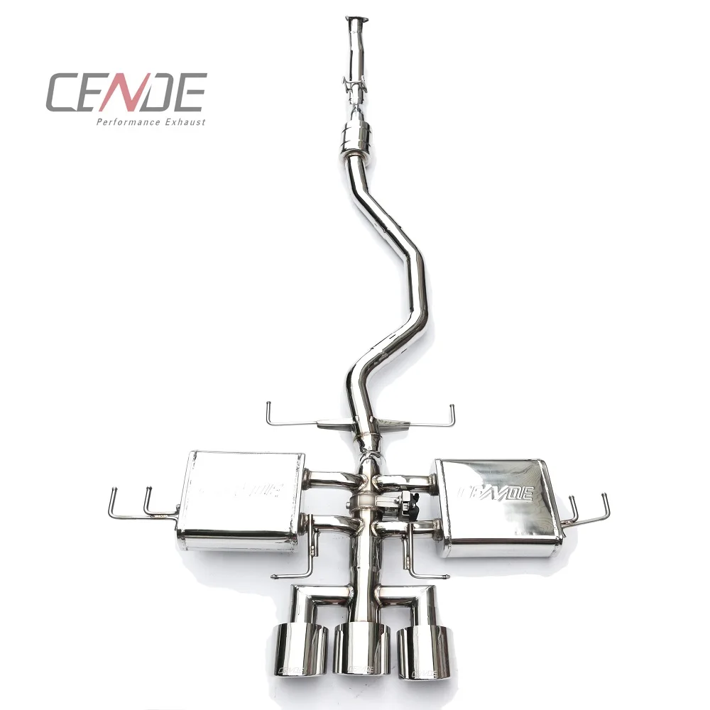 CENDE Hot Catback Exhaust Downpipe System For HONDA CIVIC Exhaust